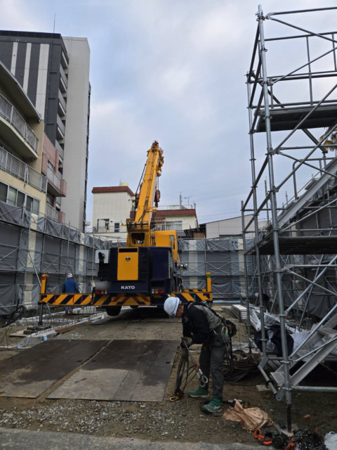 広島市　鉄骨工事30ｔ